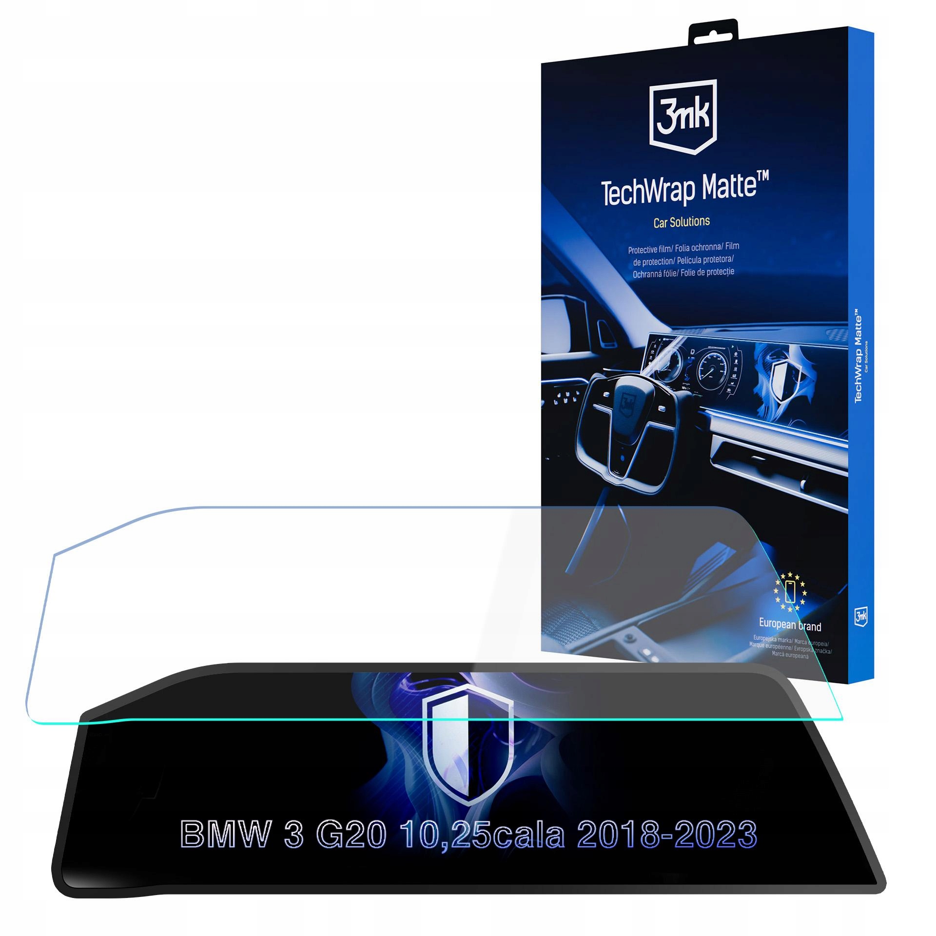 Folia ochronna na ekran nawigacji do Bmw 3 G20 2018-23 3mk TechWrap