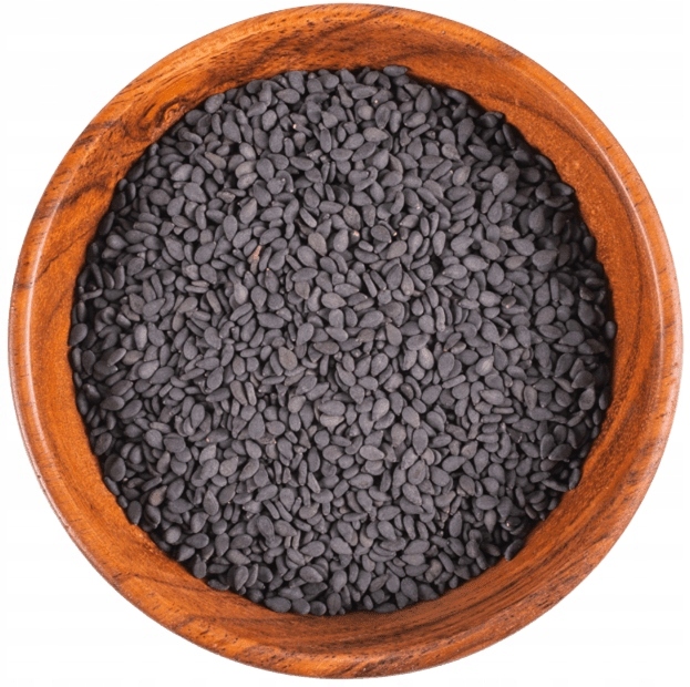 Sezam Černý 1 Kg přírodní zrno pro sushi saláty a pečivo Bakamo