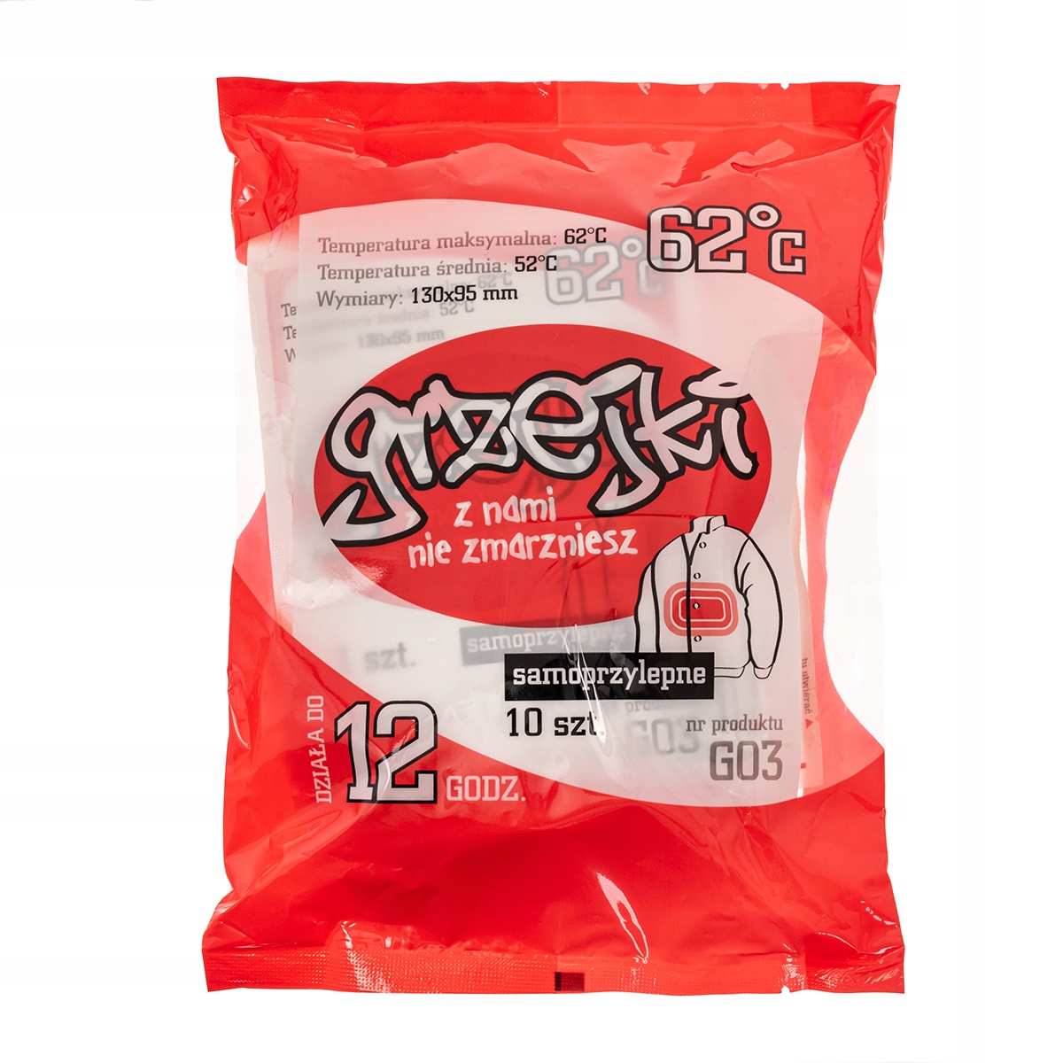 Ogrzewacz Grzejki do ciała BODY WARMER NA ZIMĘ NARTY SANKI ROWER 10szt Model Narty snowboard łyżwy namiot polowanie śpiwór