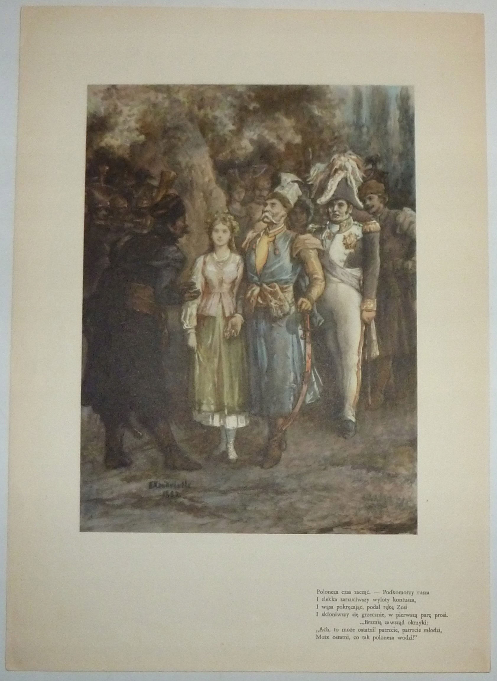 ANDRIOLLI Ilustracja do Pana Tadeusza 1955 ISBN 8606800627540