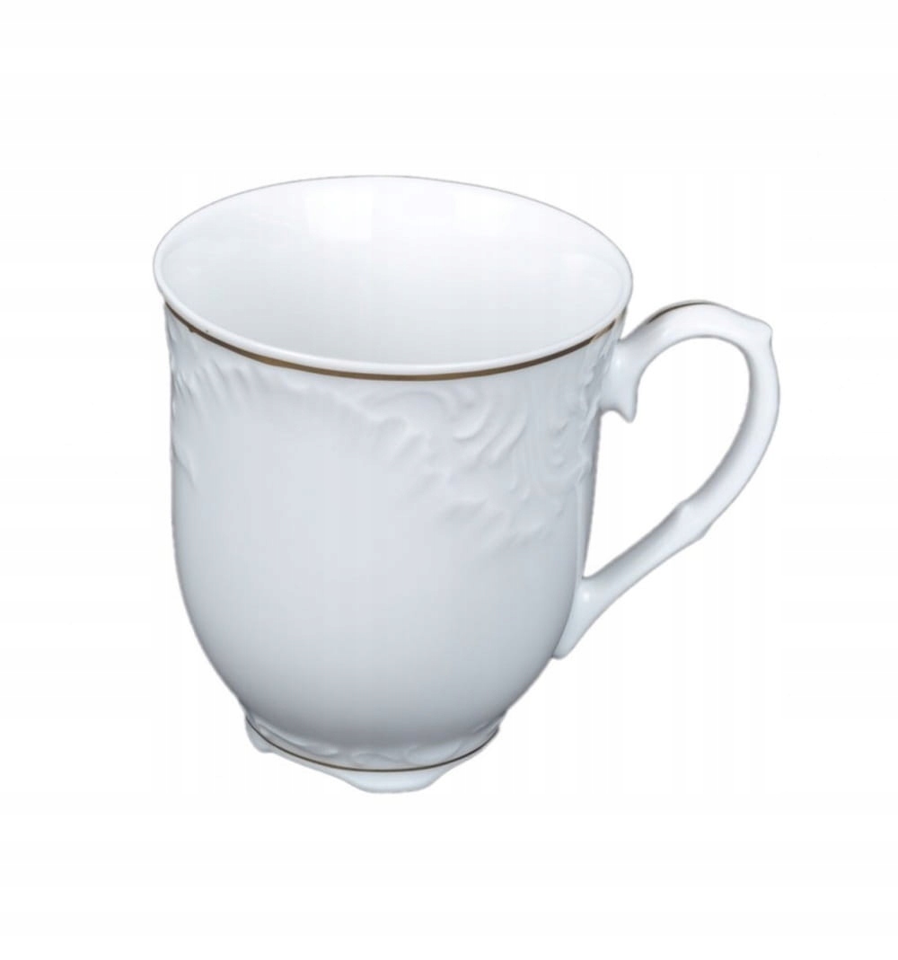 

Kubek porcelanowy złoty pasek Ćmielów 300ml