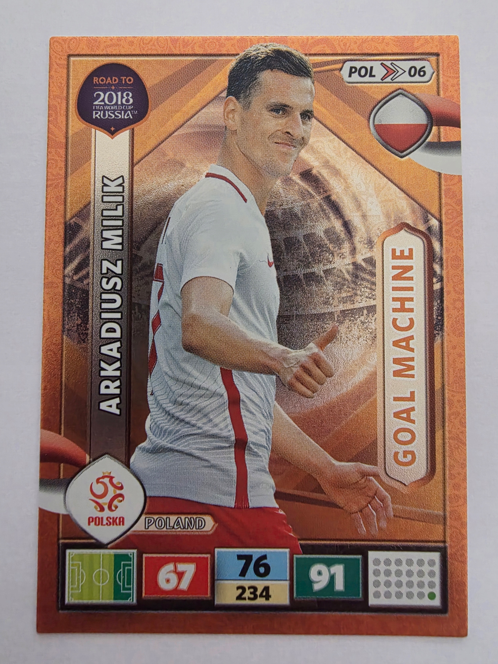 2018 Panini Road To World Cup Russia Arkadiusz Milik Goal Polska Pol 6