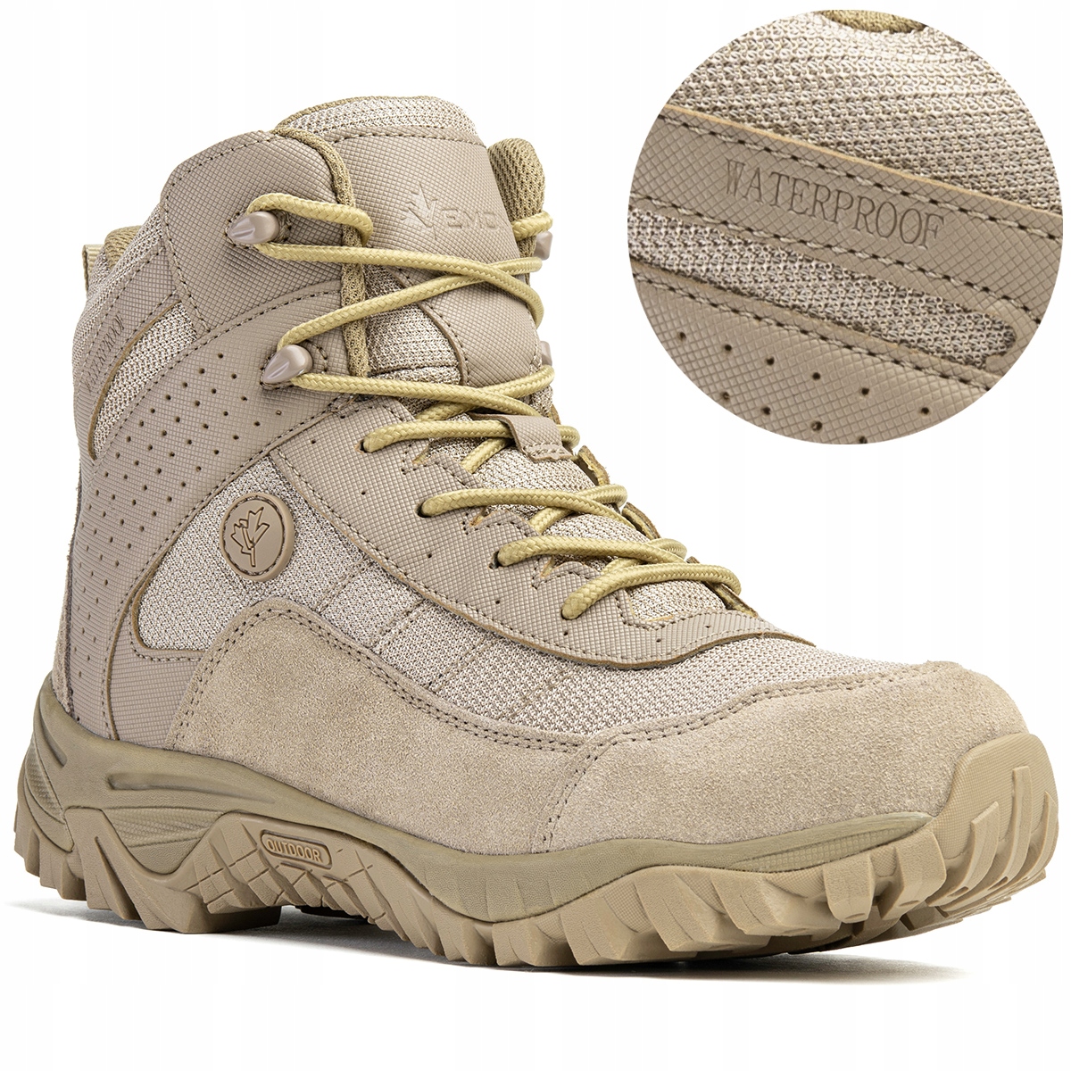 Buty taktyczne wojskowe Skórzane trekking Wodoodporne górskie Vemont 43