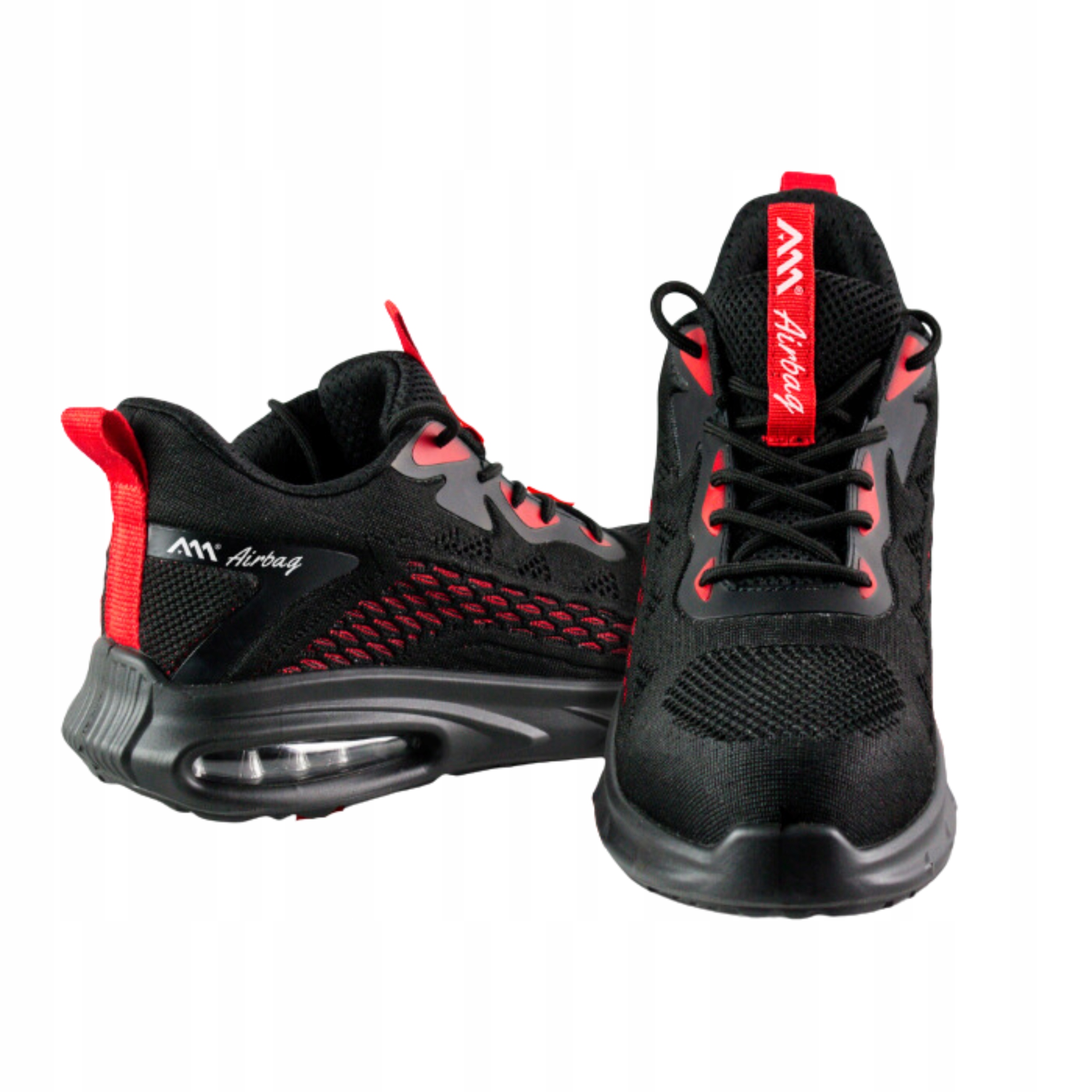 Buty Robocze Czarne Z Noskiem Poduszka Powietrzna Airbag Przewiewne r.42