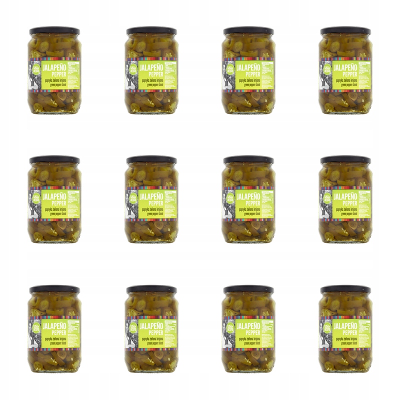 Casa De Mexico paprika Jalapeno zelená krájená 670 g X12