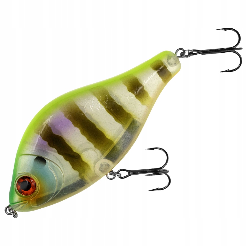 Wobler Mikado Mft Jerk 10cm Chartreuse Bluegill Su