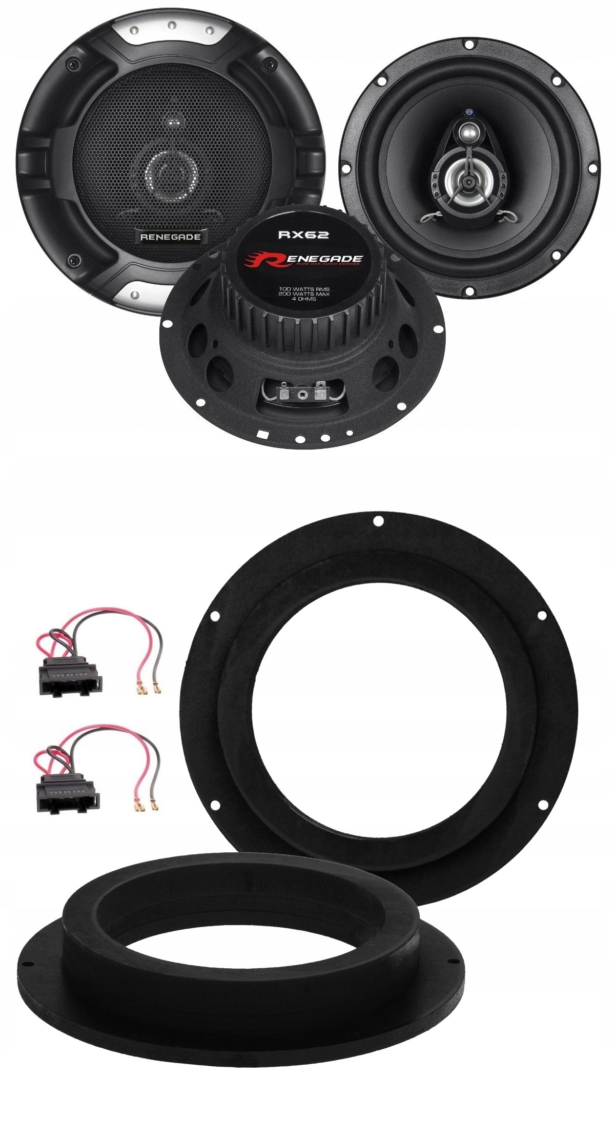 Automobilové reproduktory 165 mm Vw Polo T5 Tiguan Amorok Touran Renegade RX62