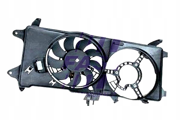 FAST WENTYLATOR CHŁODNICY FIAT DOBLO 00> 1.9J Producent części Fast