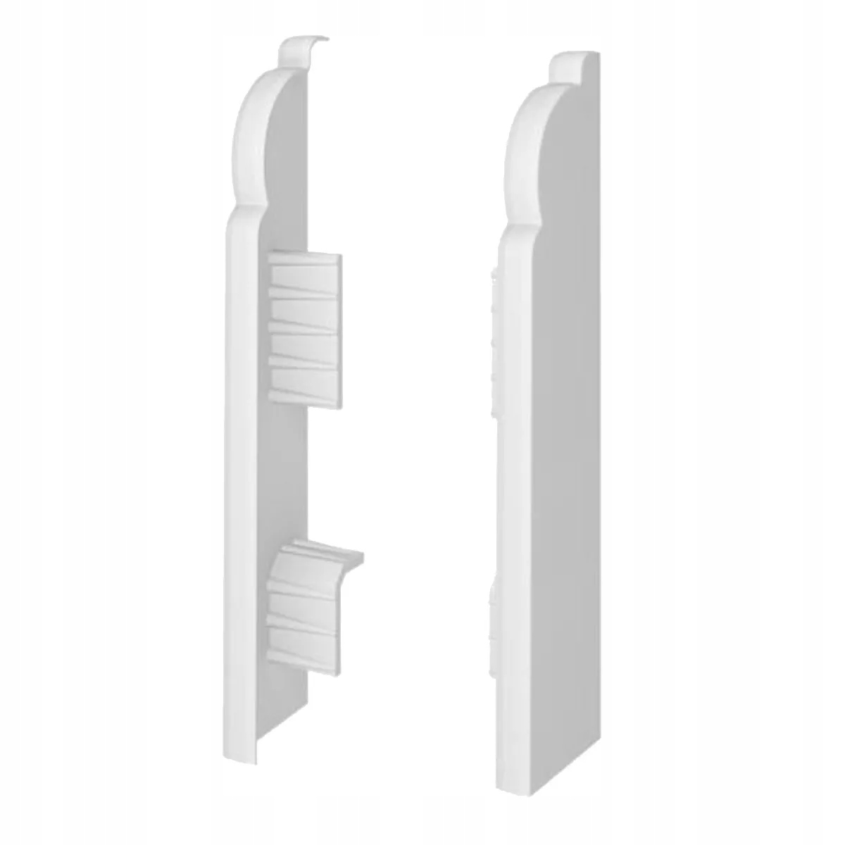 ZAŚLEPKA ZAŚLEPKI prawa + lewa do białej listwy przypodłogowej VOX ESP301