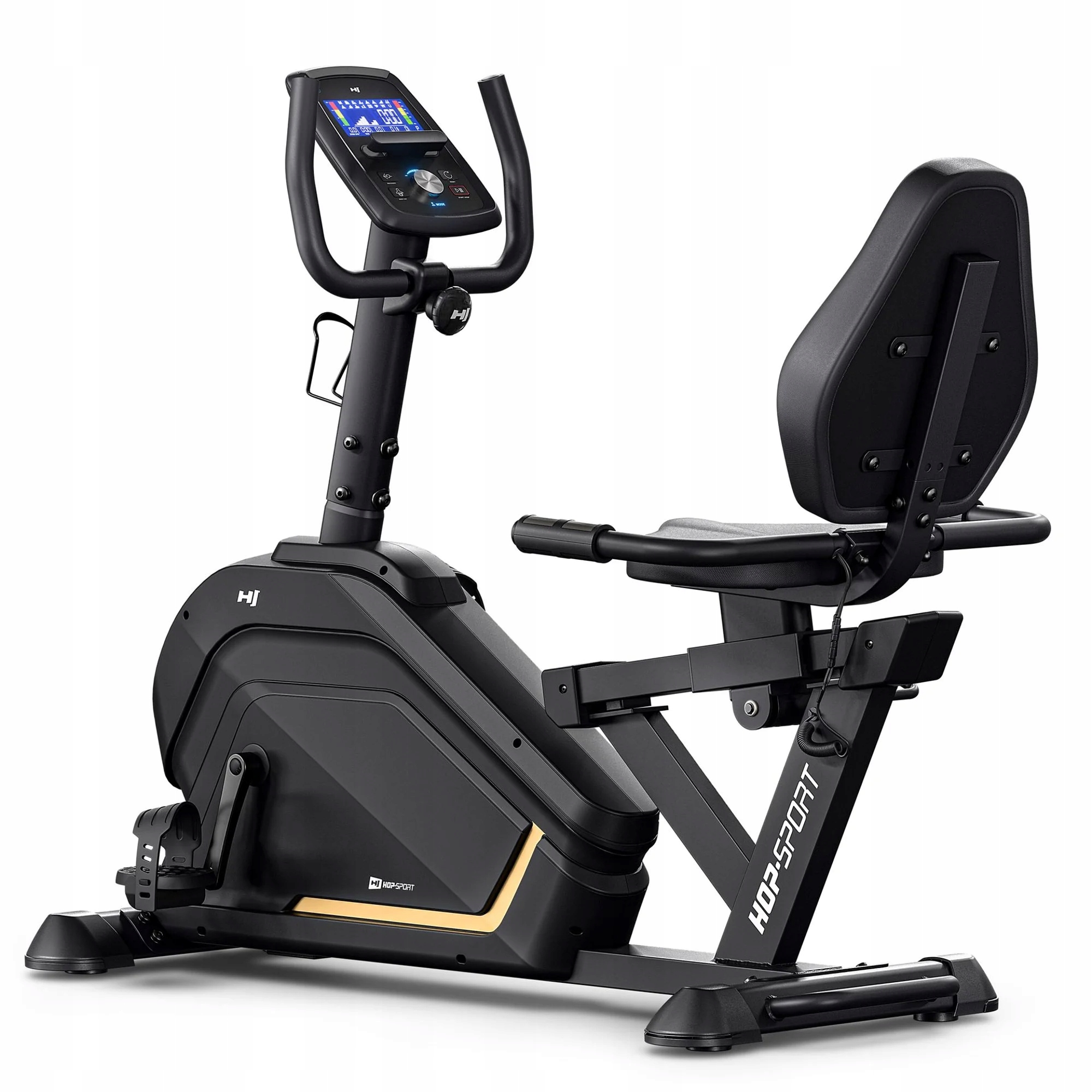 Rower Treningowy Elektryczny Poziomy Magnetyczny Stacjonarny Leżący Kinomap