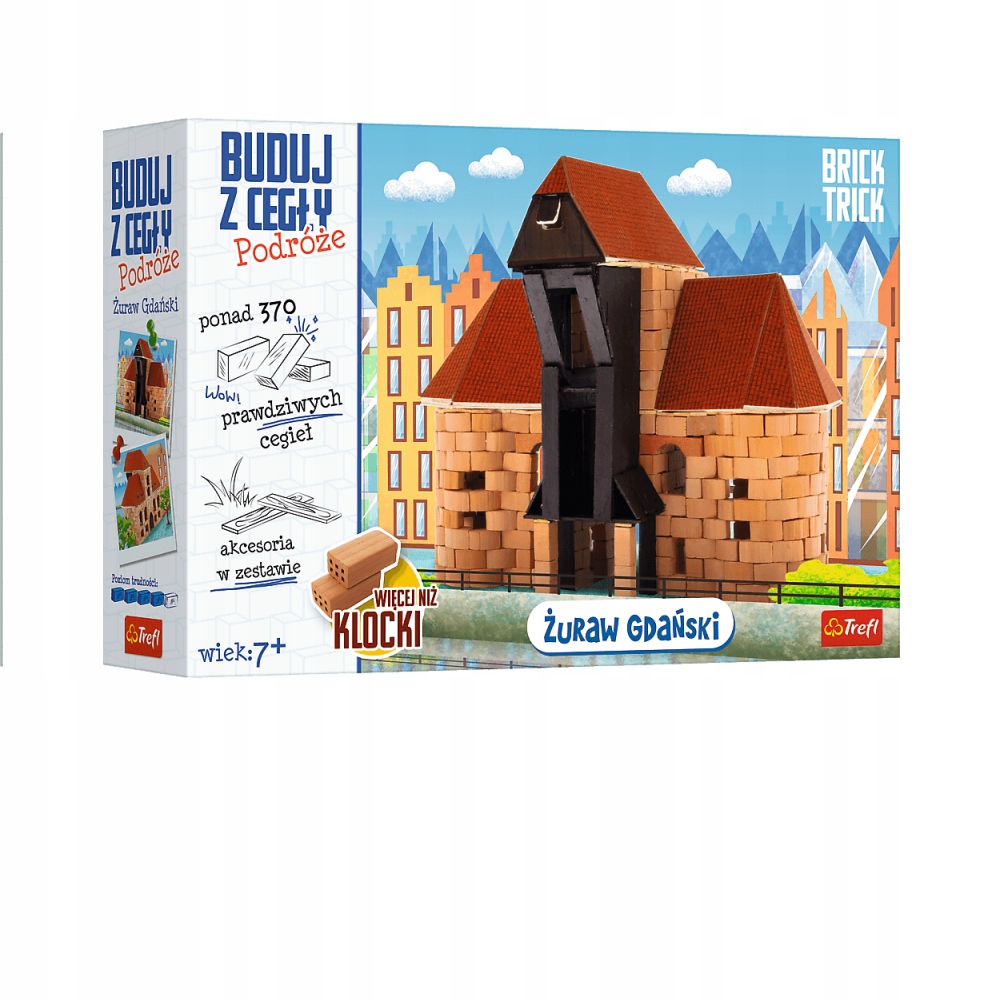 BUDUJ Z CEGŁY BRICK TRICK ŻURAW GDAŃSK 370 EL