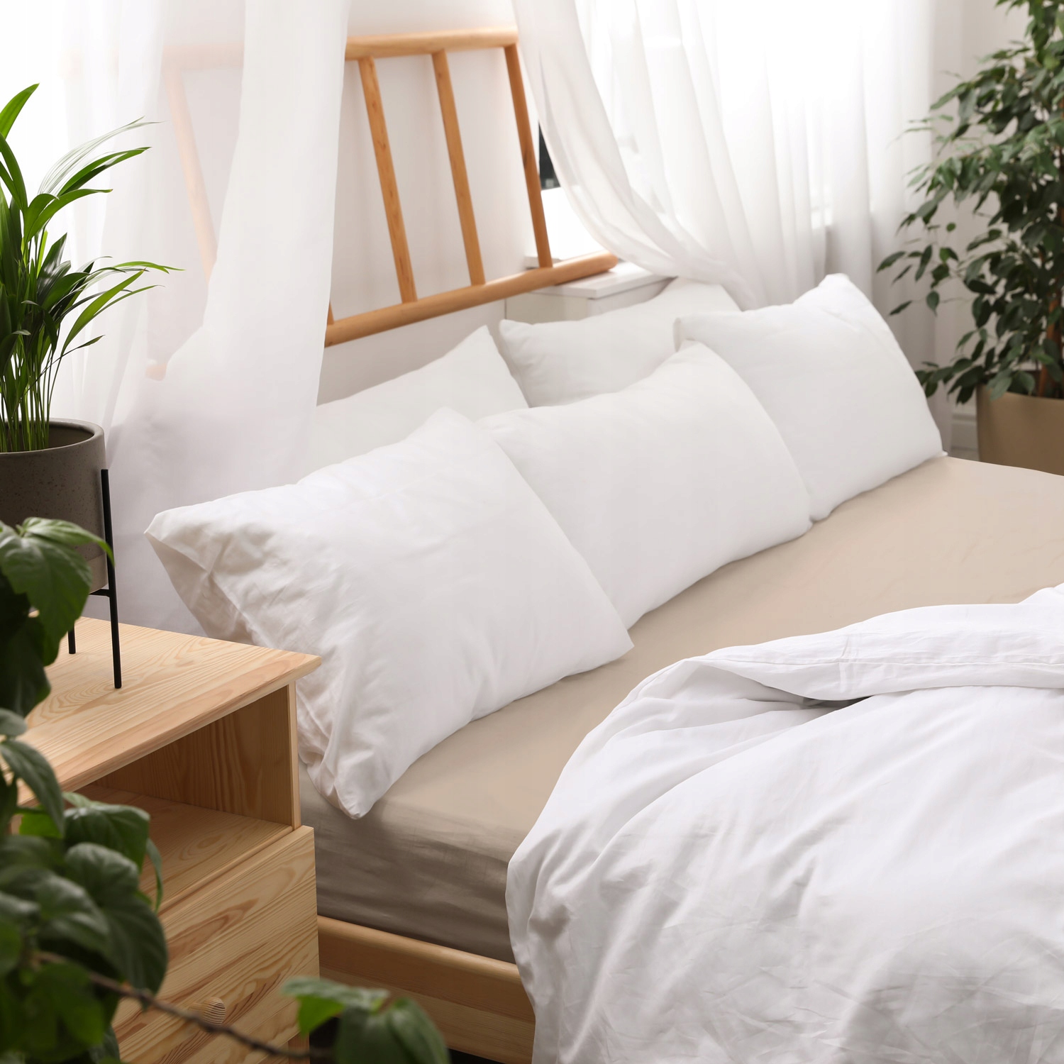 Prześcieradło jersey z gumką 200x220 Beż Darymex Marka Darymex