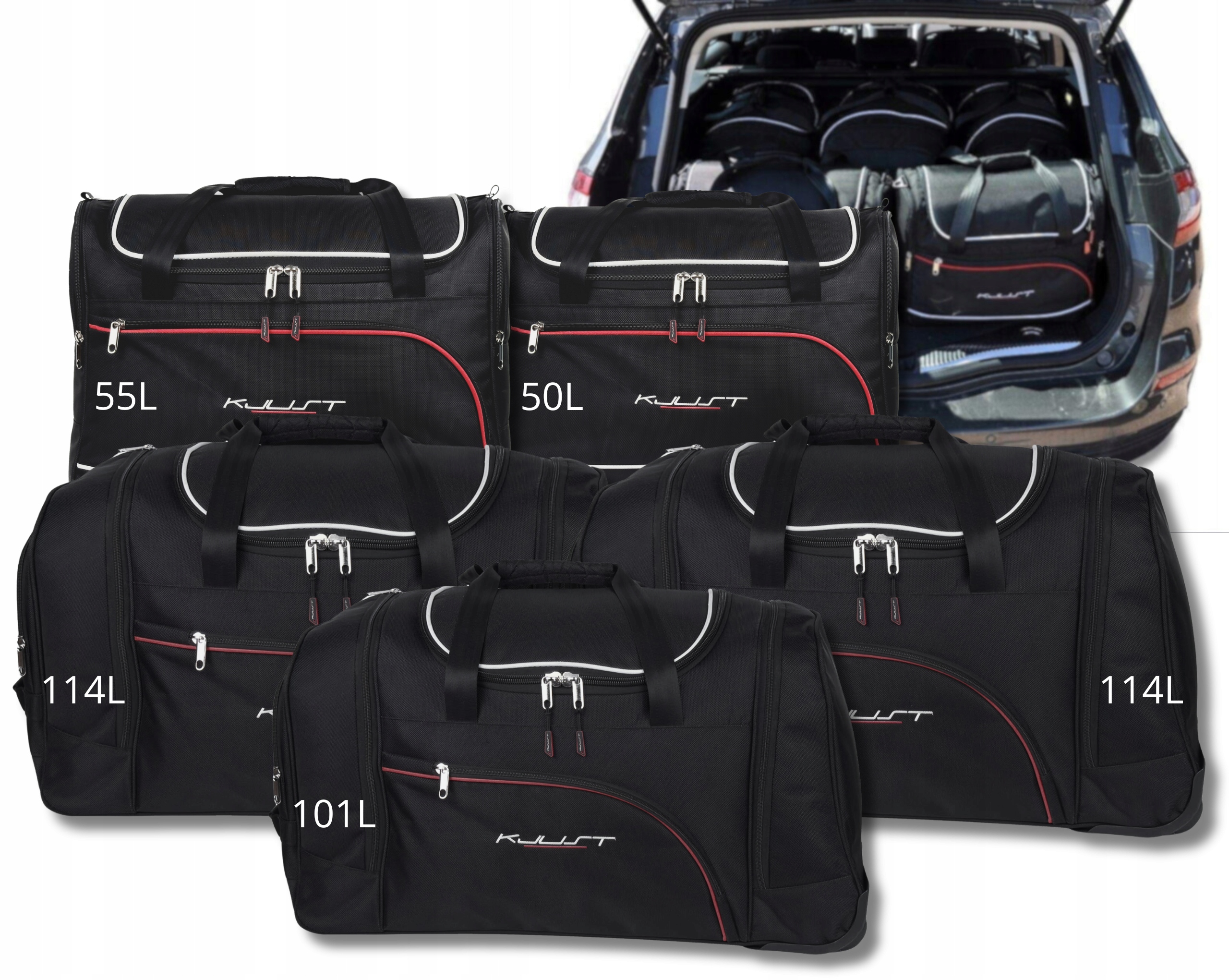 Cestovná Taška Do Kufra Ford Mondeo Kombi 2014-2021 5 ks