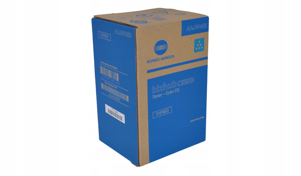 Toner Konica Minolta TNP-80 AAJW452 C Originál Cyan C3320i