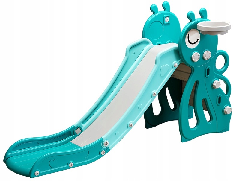 DUŻA ZJEŻDŻALNIA ŚLIZG Z DRABINKĄ DŁUGA XXL LUX Maks. obciążenie 25 kg