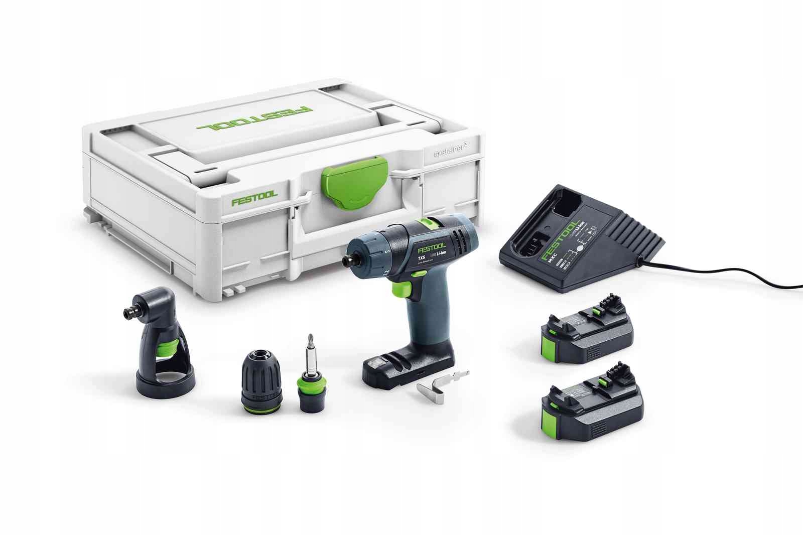 FESTOOL ДРЕЛЬ-ШУРУПОВЕРТ TXS 2,6-SET 576102