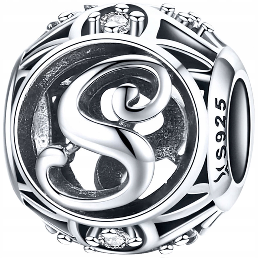 

Charms do Pandora Literka S srebro 925 koralik