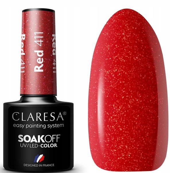 

Claresa Lakier Hybrydowy Red 411