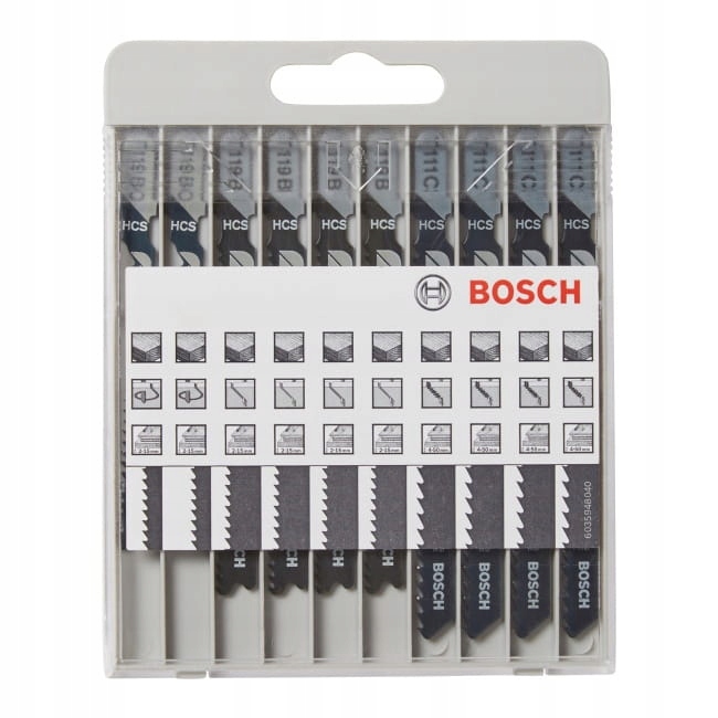 Zestaw brzeszczotów Bosch Expert Wood 10 szt. Kod producenta 6534563