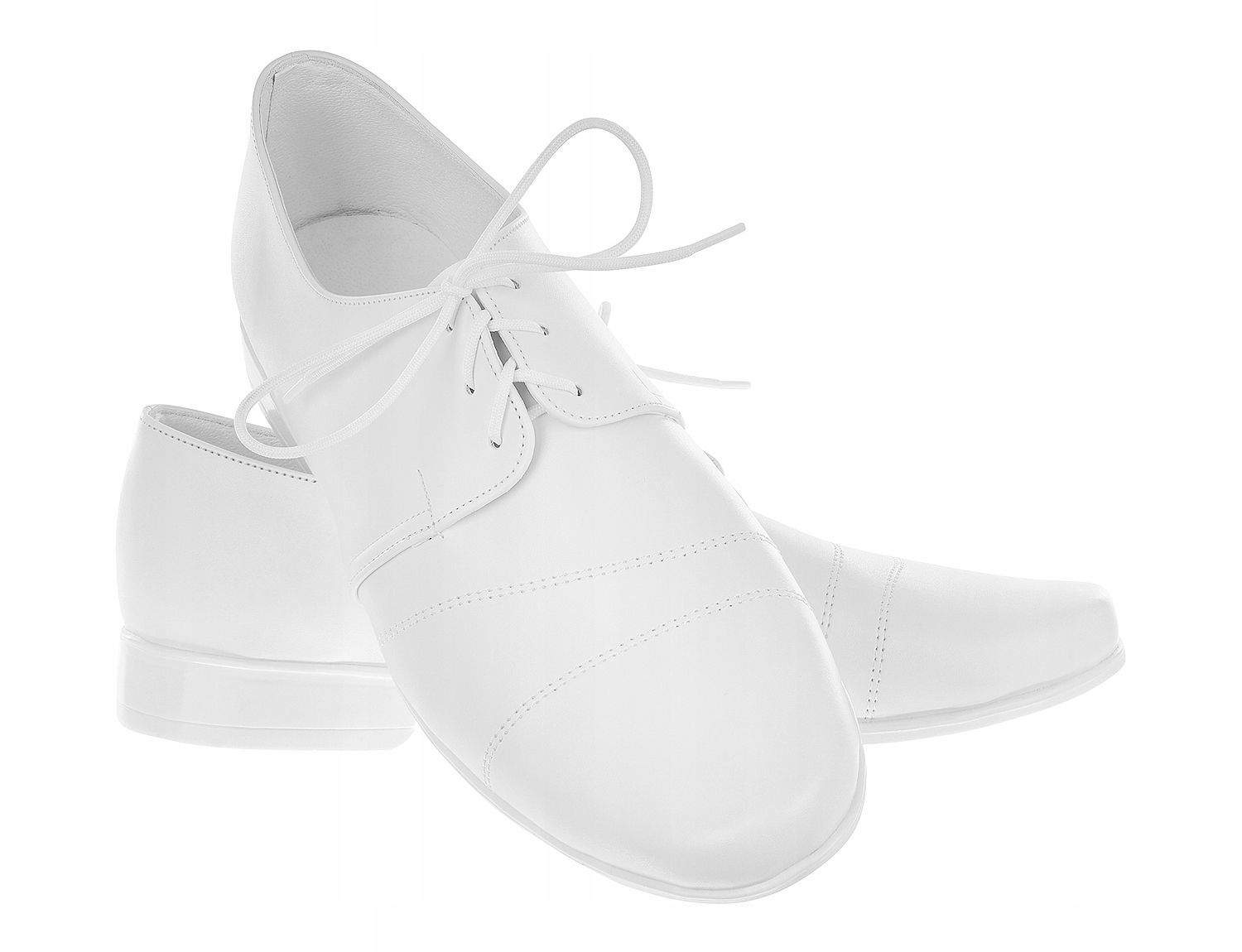 BIAŁE CHŁOPIĘCE PÓŁBUTY KOMUNIJNE WIZYTOWE PL r 32