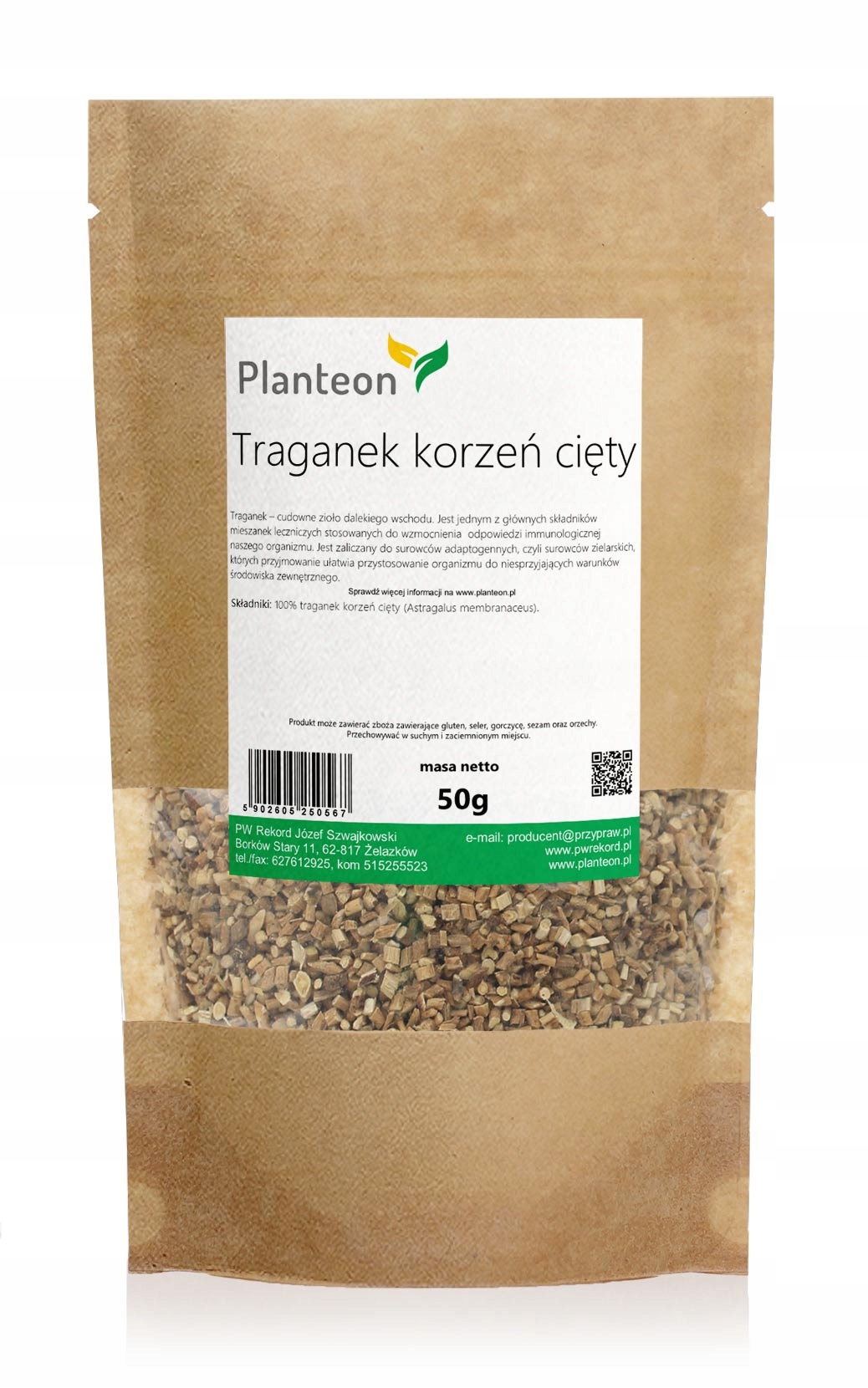 

Traganek korzeń naturalny adaptogen 50g