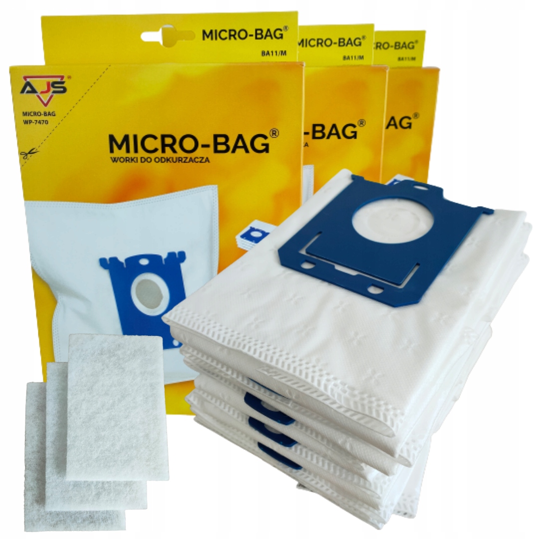 WORKI DO ODKURZACZA ELECTROLUX PHILIPS AEG 12 SZT.