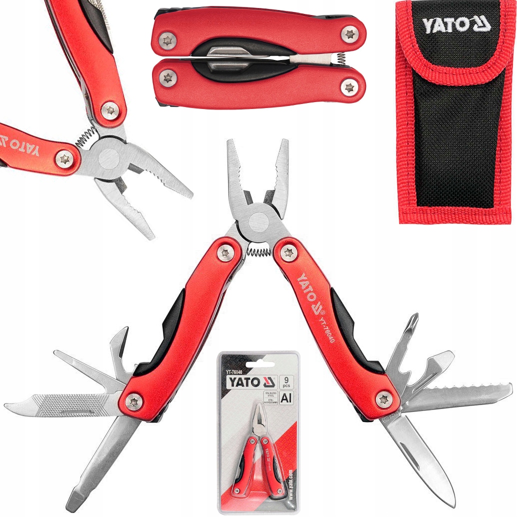 YATO Narzędzie Wielofunkcyjne Multitool Futerał 9e