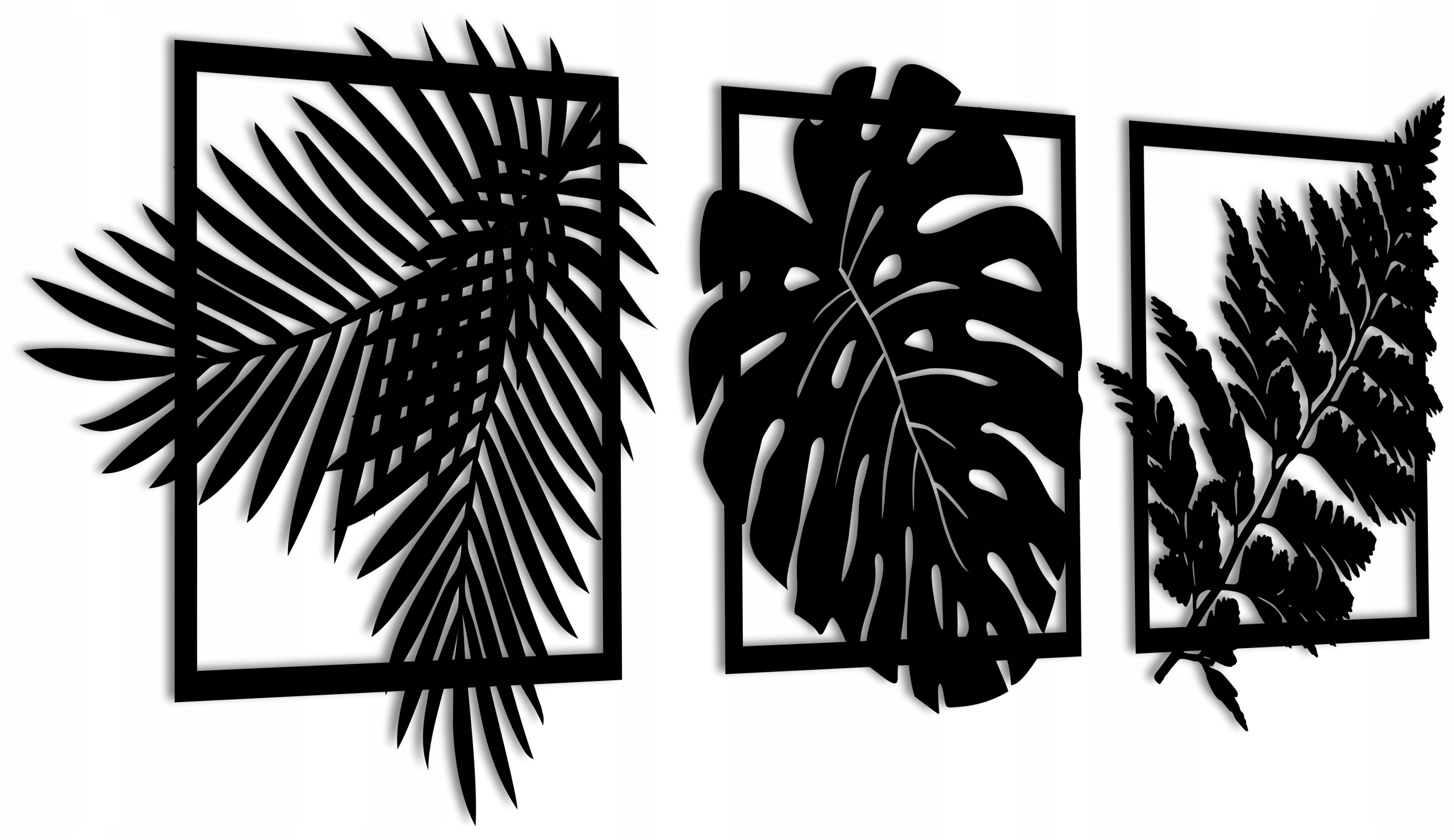 

Panel ażurowy Liście palma Monstera paproć 50cm