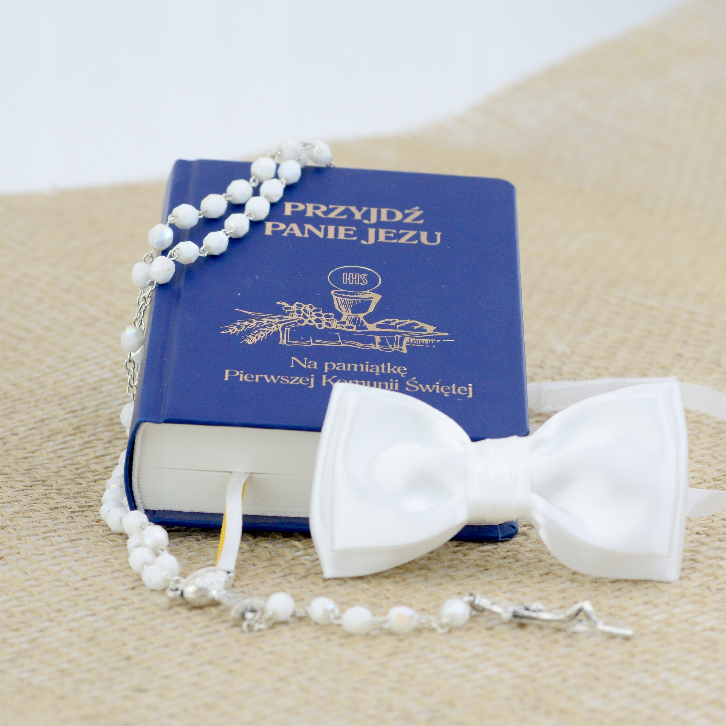 MUCHA MUSZKA DLA CHŁOPCA CHŁOPIĘCA DZIECIĘCA KOMUNIJNA BIAŁA Marka bez marki