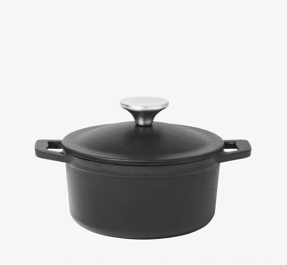 Pillivuyt Gourmet Mini Hrniec Liatinový 700 ml Čierny