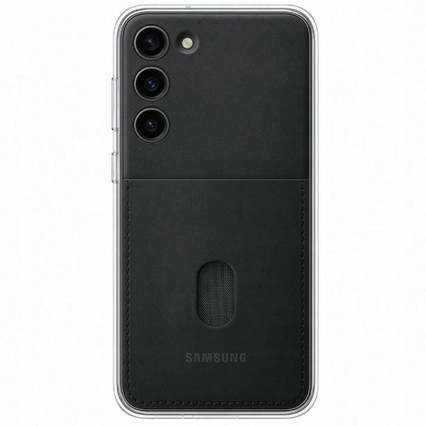 Pouzdro Samsung EF-MS916CB S23+ S916černé/black Frame Cover