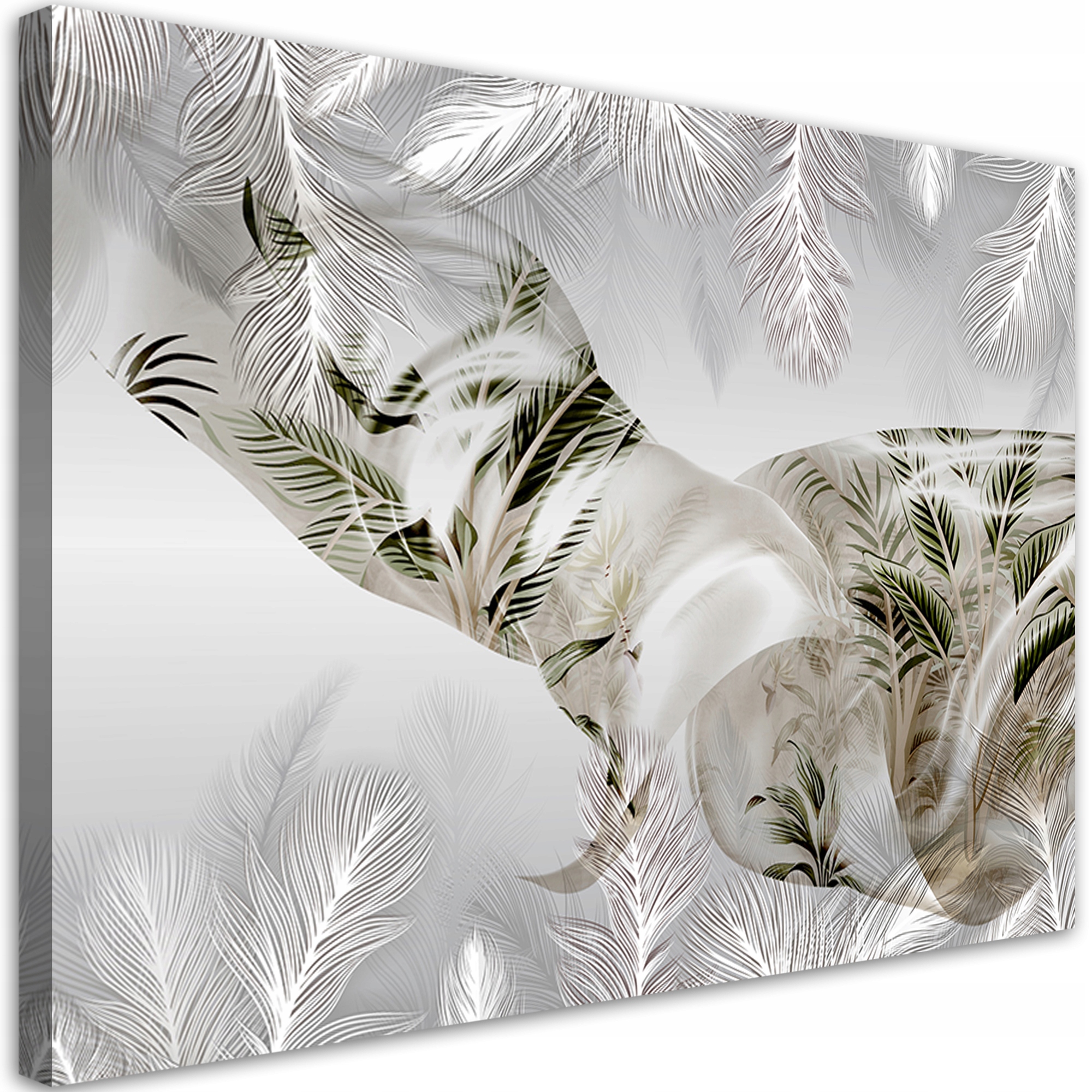 Obraz na plátne, Listy vo vetre 3D 90x60