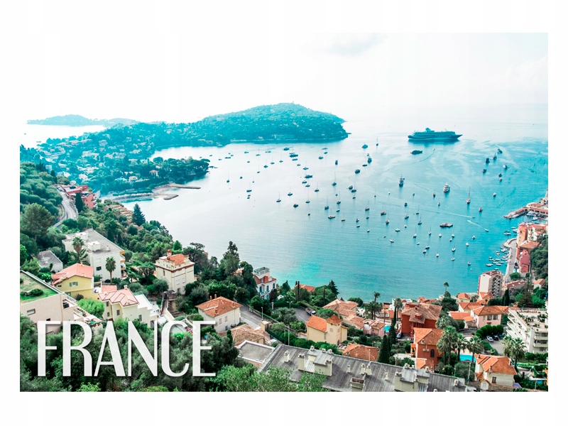 

Francja Wybrzeże Krajobraz Magnes na lodówkę