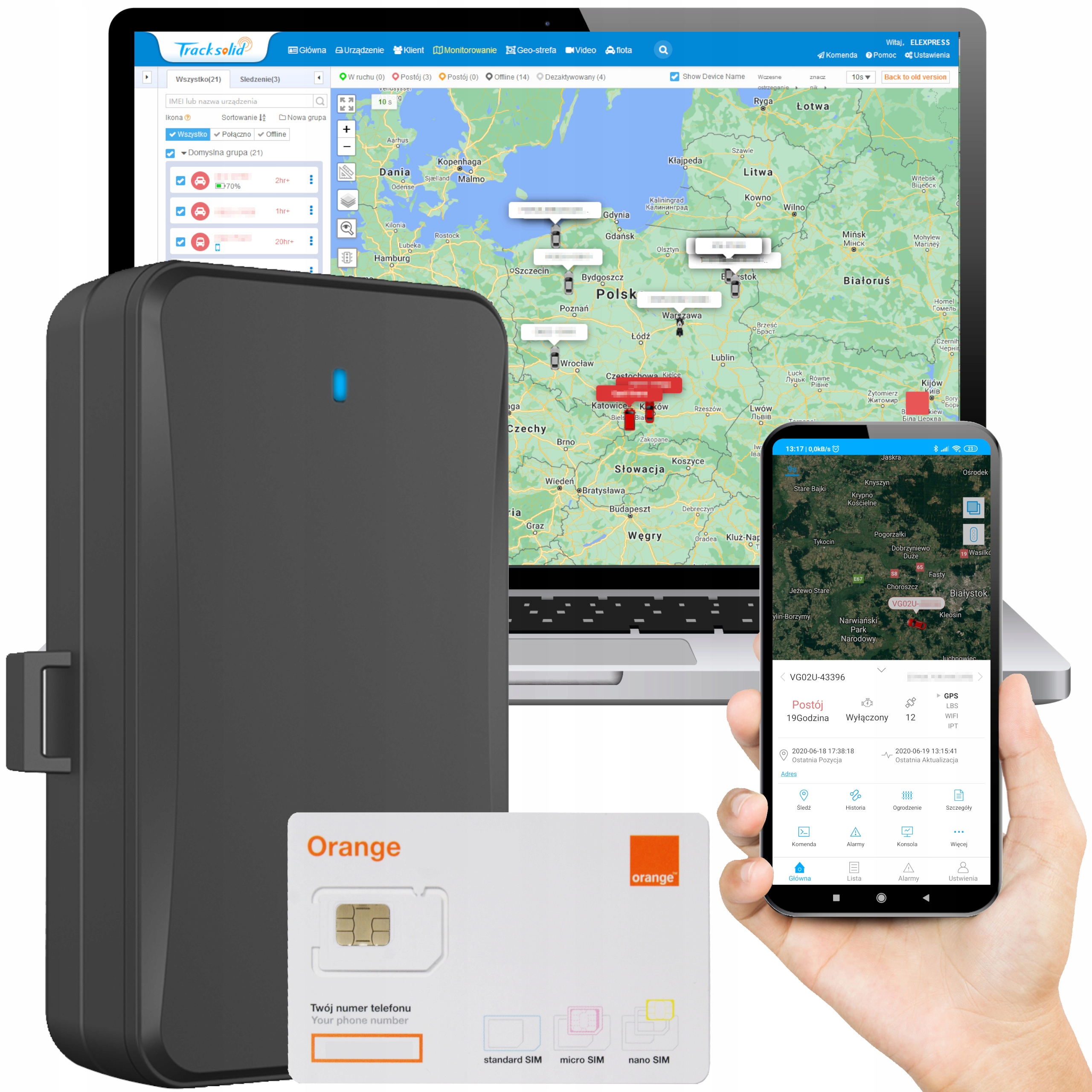 

Lokalizator Gps 4G Lte Monitoring Bez Abonamentu