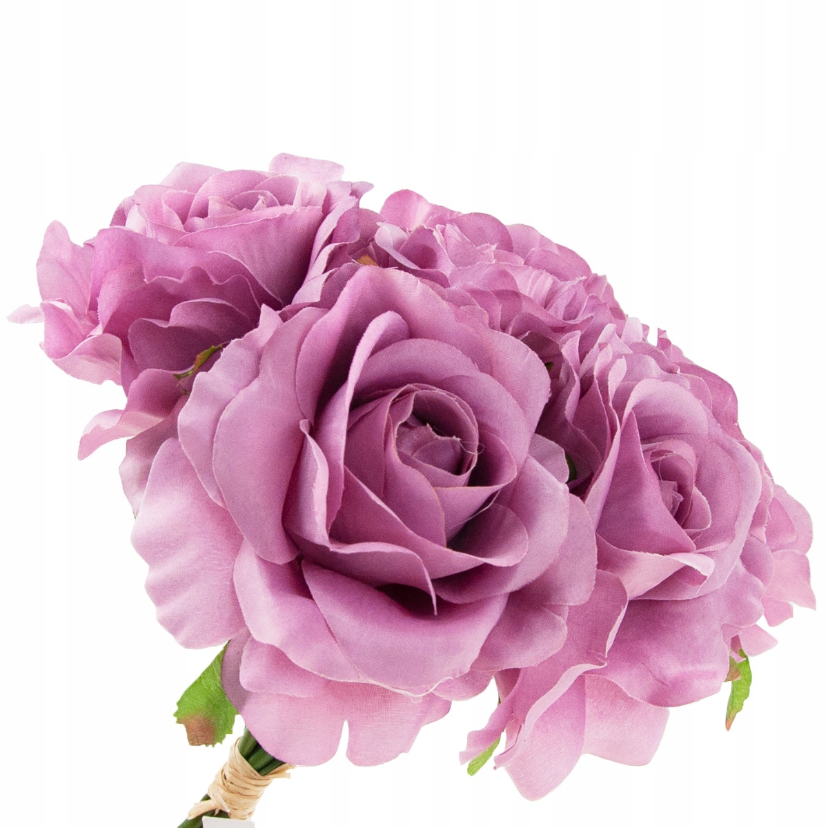 

Bukiet Róż Sztuczne Piękne Kwiaty 6SZT Brudny Róż