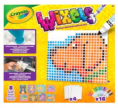 Crayola Wixels Unicorn Activity Kit, Pixel Art Coloring Set, Gift