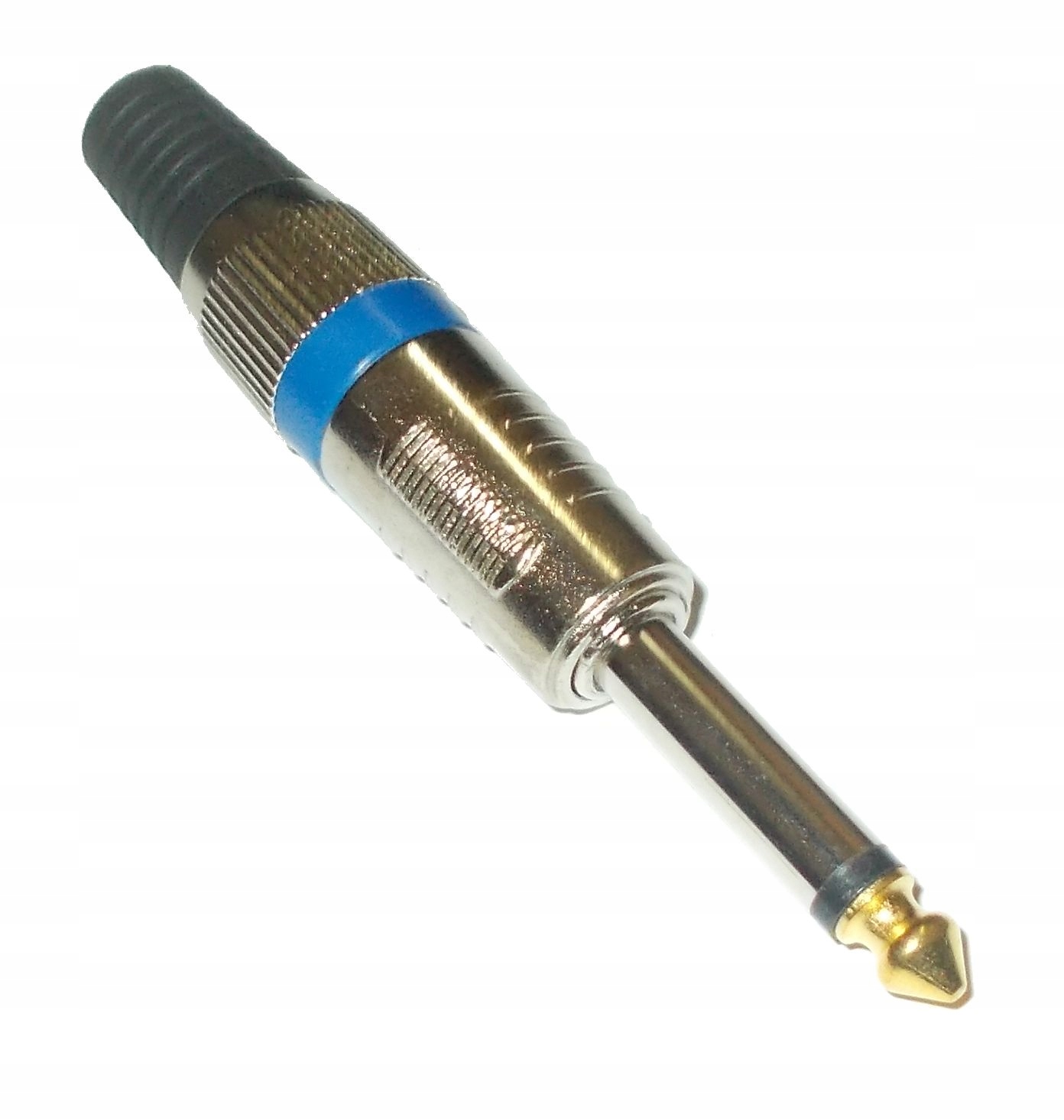

Wtyk Duży Jack 6,3 Mono Metal Niebieski Hq (4111)