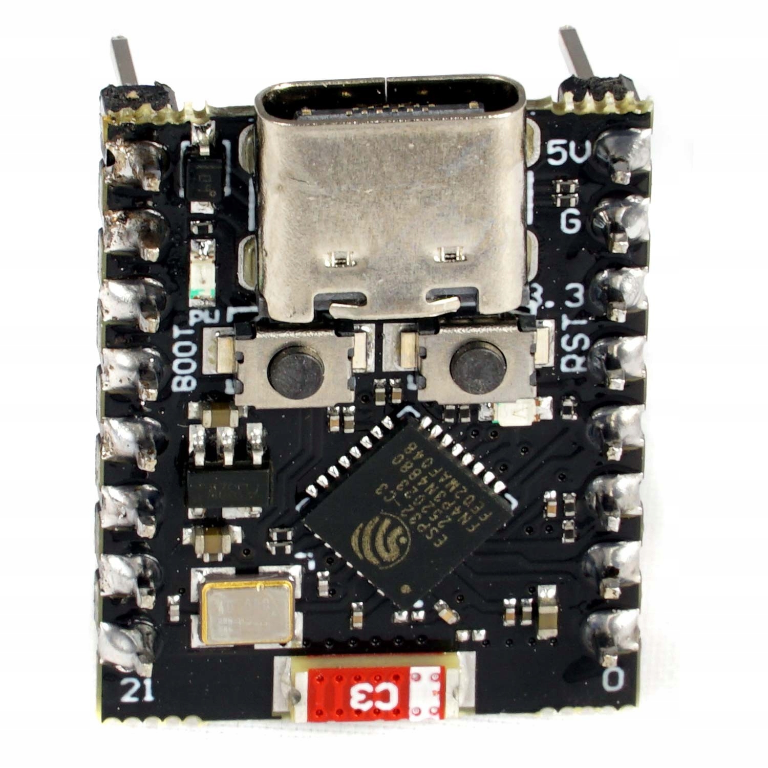 ESP32-C3 Super Mini WiFi Bluetooth 5.0 RISC-V USB-C zlutowany Model ESP32-C3 Super Mini WiFi Bluetooth