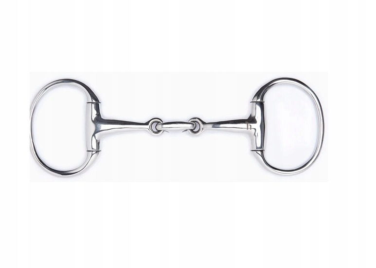 Wędzidło dla koniaHorze podwójnie łamane oliwkowe 13.5cm 14mm