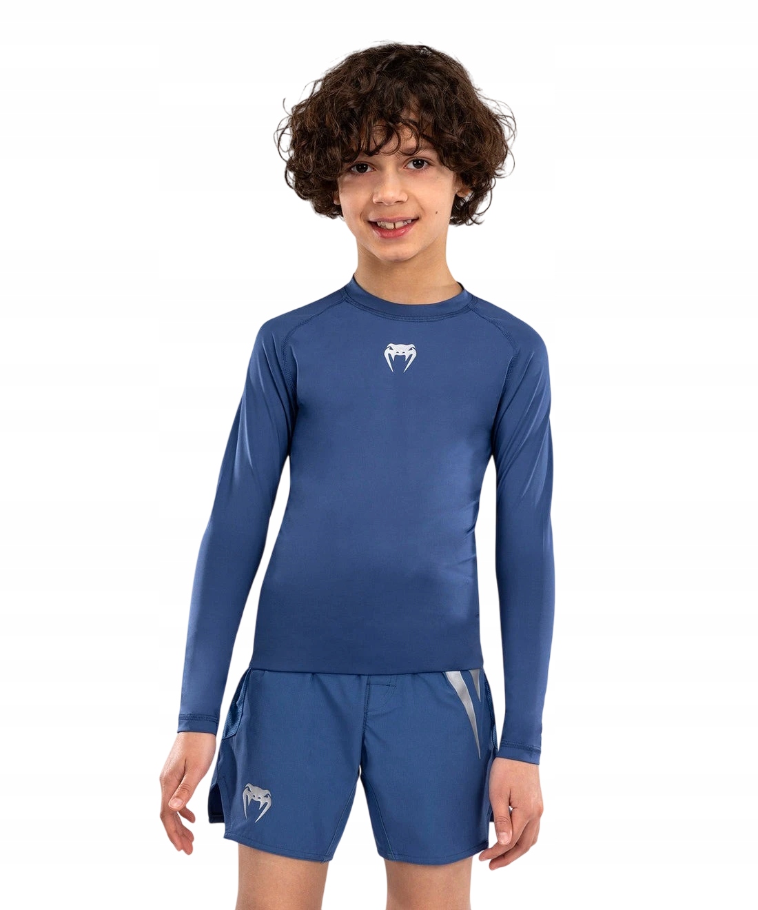 Rashguard dlouhý rukáv pro děti venum contender 8 let Modrý
