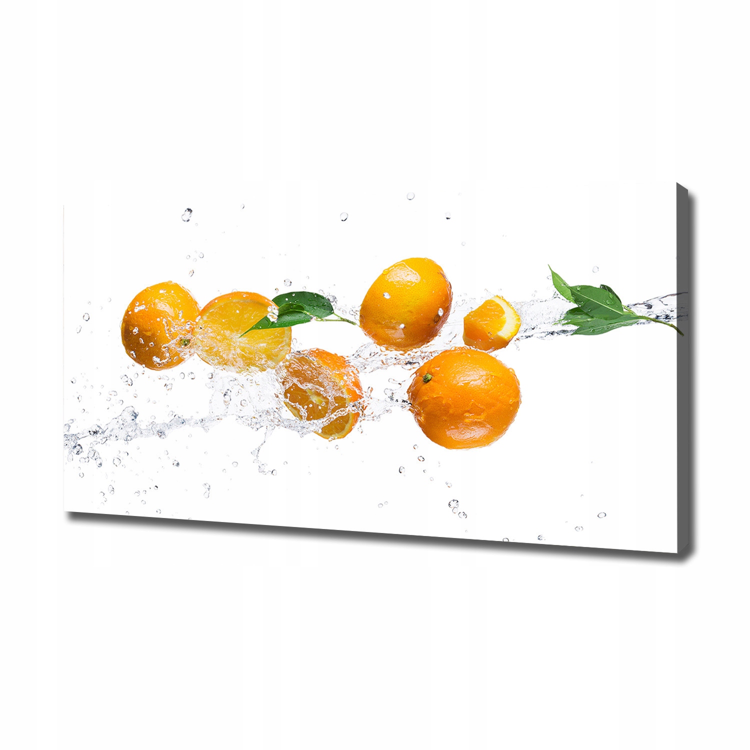 

Foto obraz na płótnie Pomarańcze i woda 120x60 cm