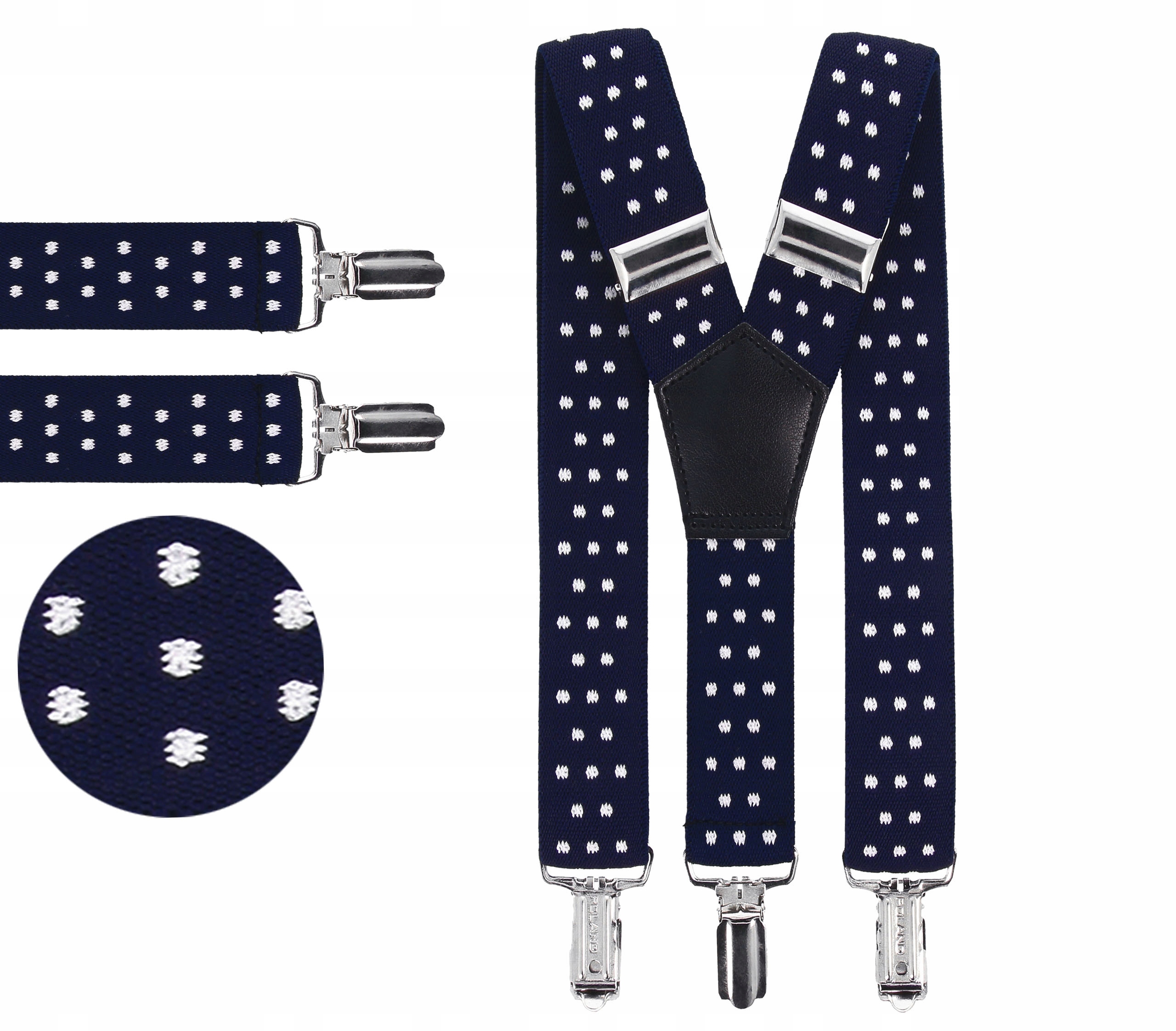 

Polskie Szelki Dziecięce 4-6 lat w kropki, Kolory