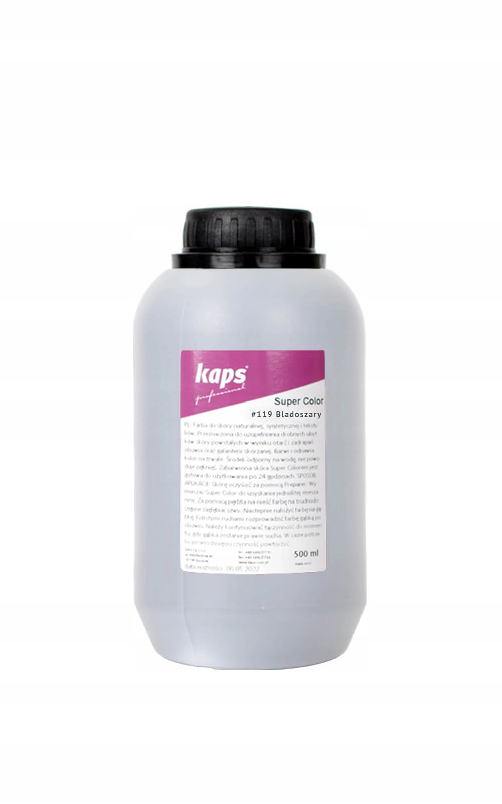 

Farba do Skór EkoSkór 500ml Kaps 119-bladoszary