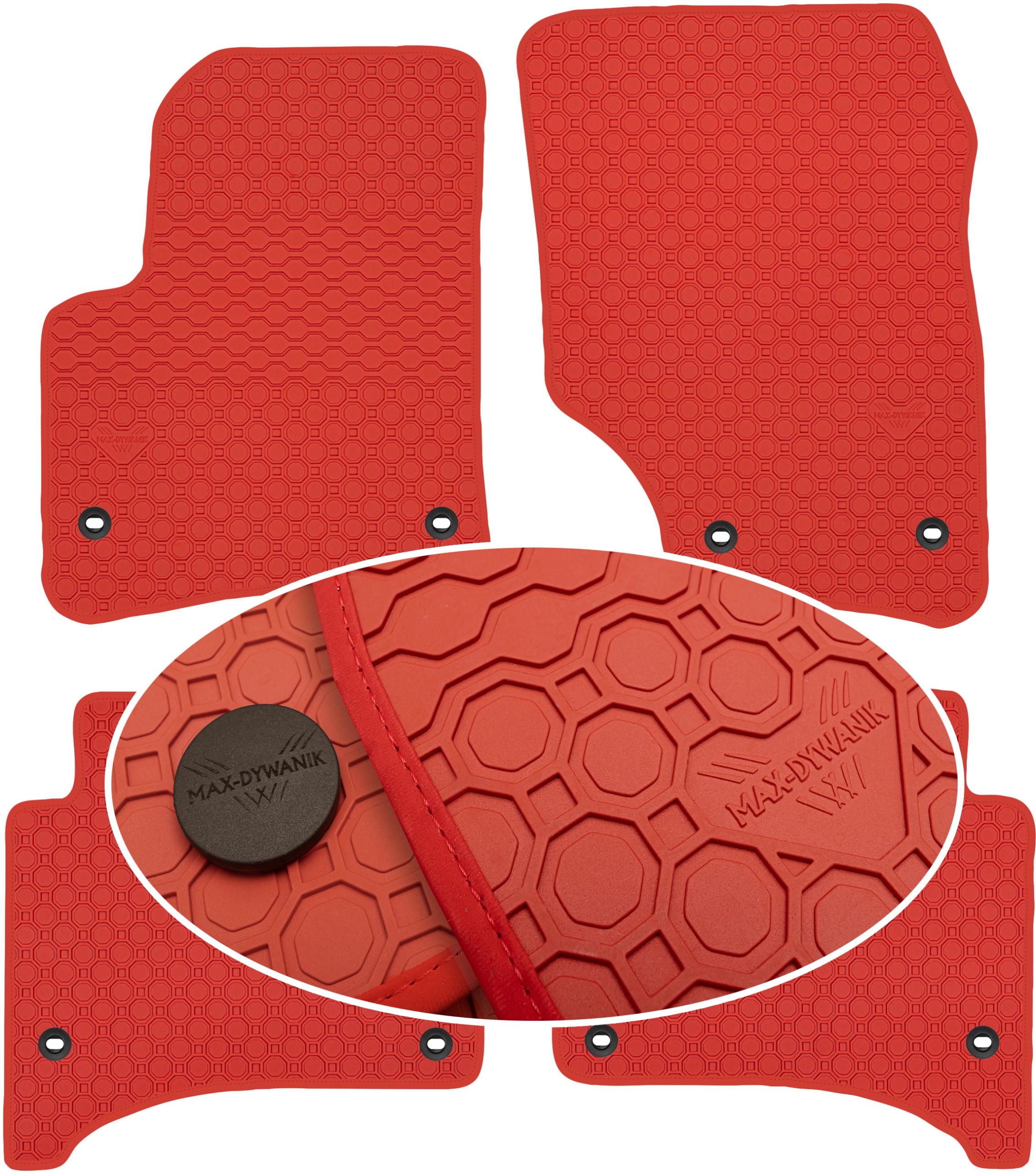 Vw Touareg I 2002-2010 Koberce Červené