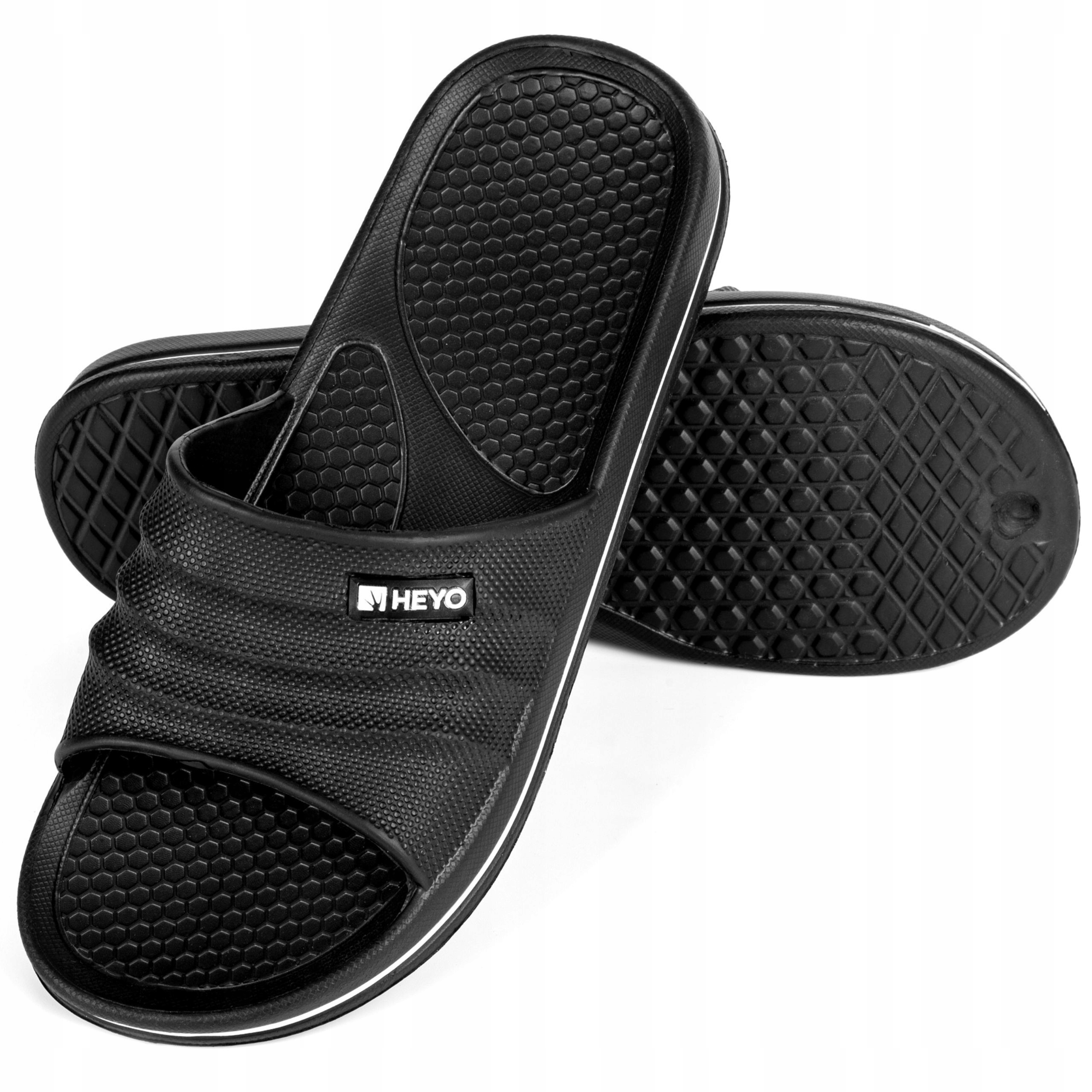 KLAPKI MĘSKIE BASENOWE PIANKOWE NA PLAŻĘ BASEN 40