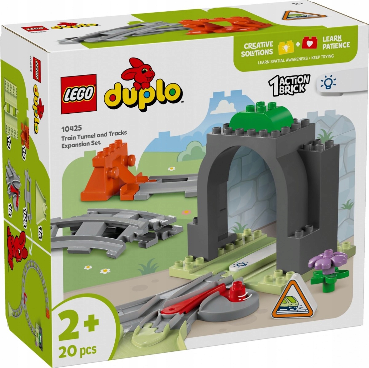 Lego Stavebnice Duplo 10425 Tunel a železniční koleje – rozšiřující sada
