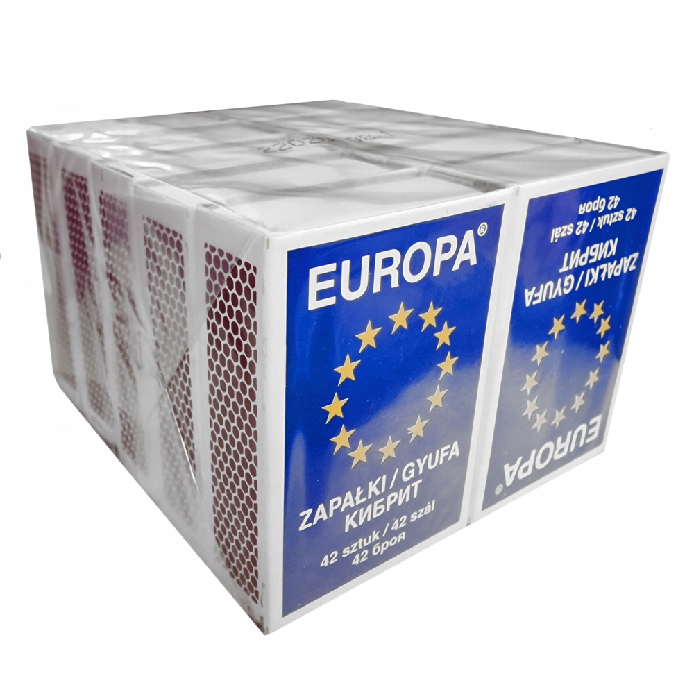 

Zapałki Europa 10 Opakowań 420SZT Zestaw
