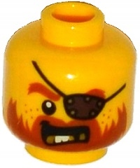 

Lego 3626cpb1304 Głowa figurki pirat Nowa (1g)