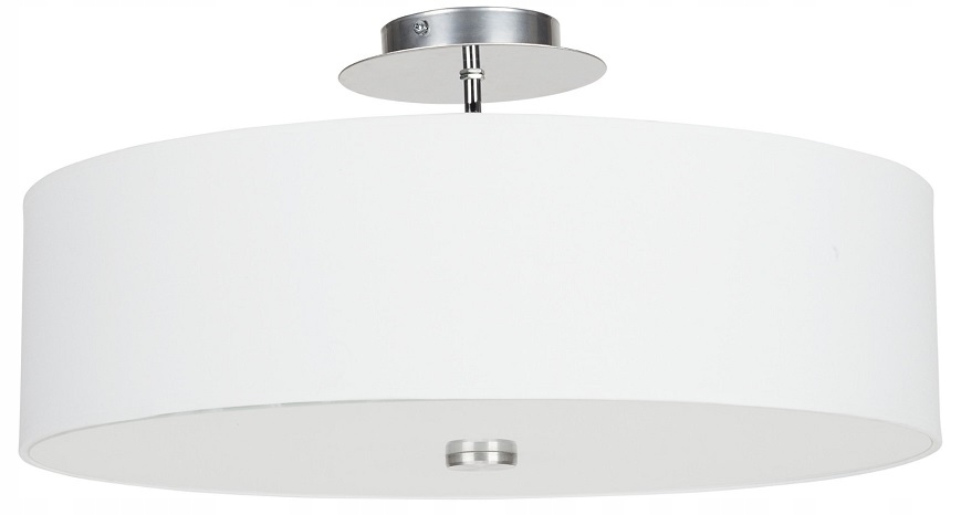 NOWODVORSKI LAMPA SUFITOWA 6391 VIVIANE PLAFON BIAŁY SZKŁO MLECZNE