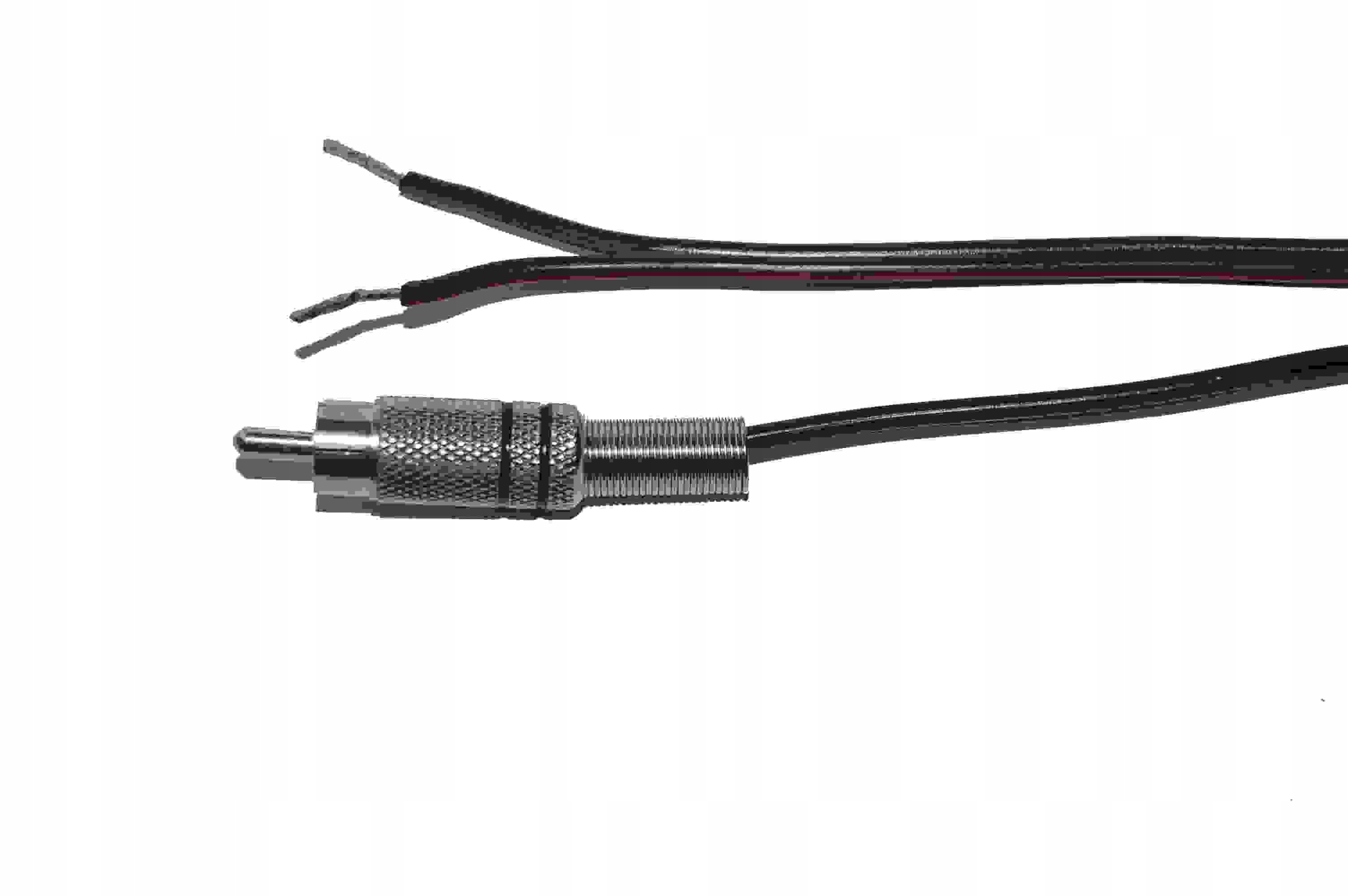 Kabel głośnikowy z wtykiem Rca 2x0,5mm, 1m